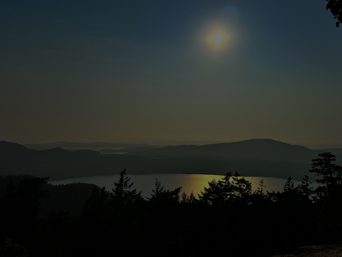 Peaceful Orcas, Full Moon